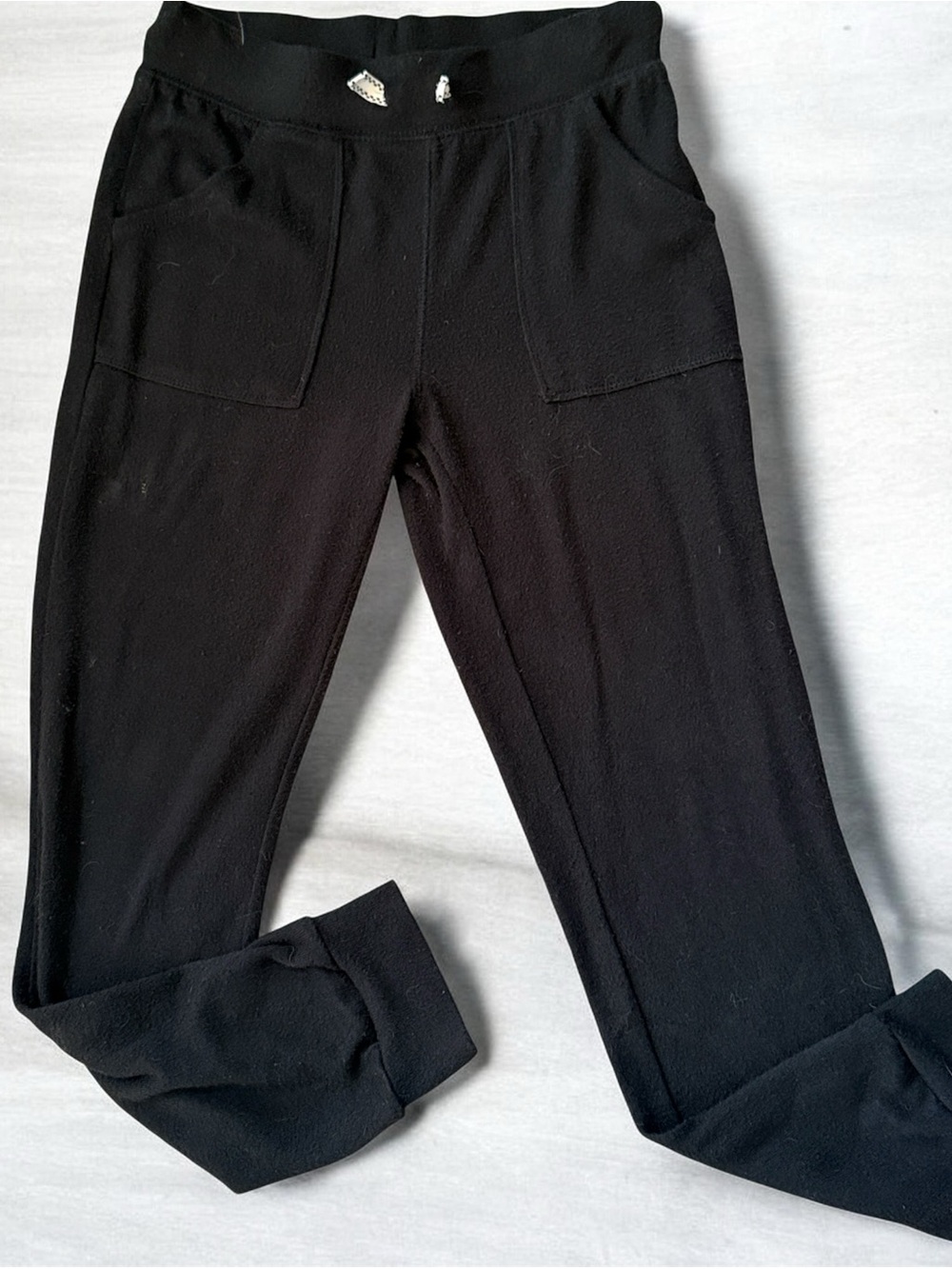 Cat & Jack Black Knit Pull-On Joggers